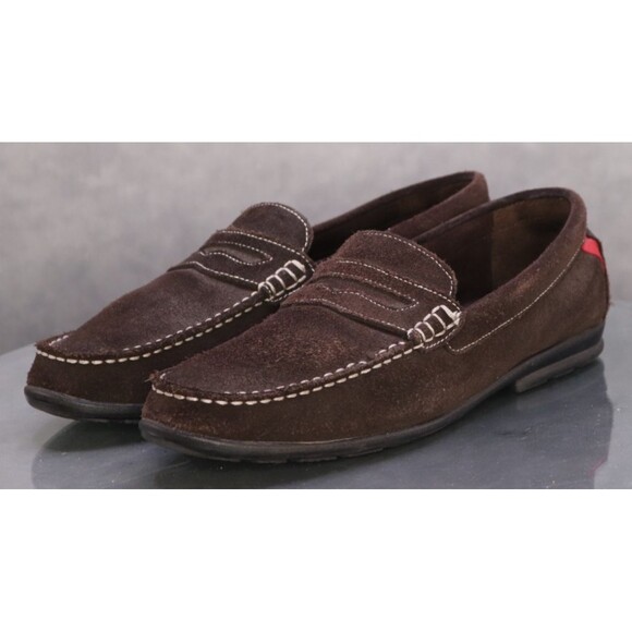 FootJoy Club Men's Penny Loafers Casual Shoes Size 11.5 Suede Brown 79038